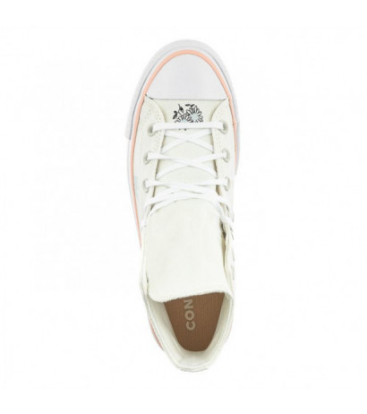 Converse CTAS Lift Hi Egret/Cheeky Coral/White A03516C (CO608-a) shoes