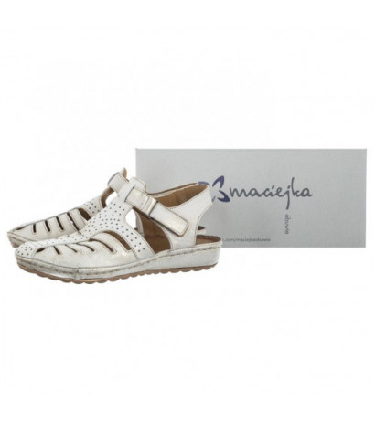 Maciejka Beżowe 6060A-22/00-5 (MA1073-a) sandals