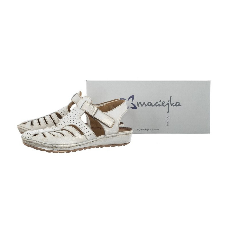 Maciejka Beżowe 6060A-22/00-5 (MA1073-a) sandals