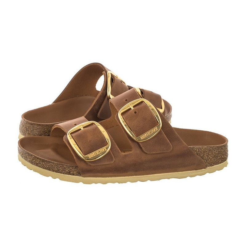 Birkenstock Arizona Big Buckle Cognac 1011073 (BK210-a) Women's Shoes/Flip Flops