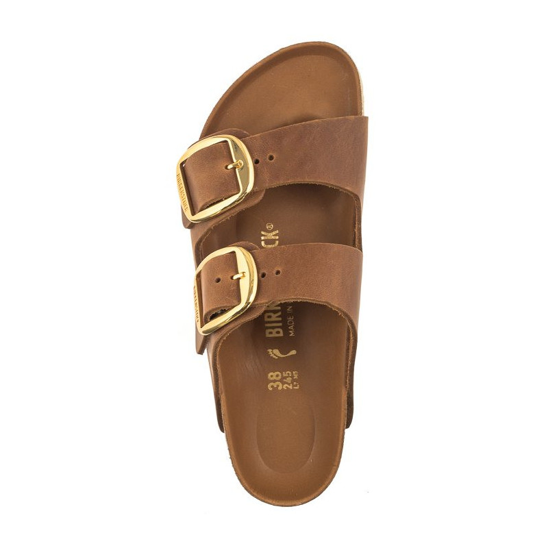 Birkenstock Arizona Big Buckle Cognac 1011073 (BK210-a) Women's Shoes/Flip Flops