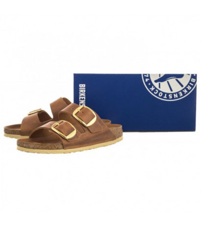 Birkenstock Arizona Big Buckle Cognac 1011073 (BK210-a) Women's Shoes/Flip Flops