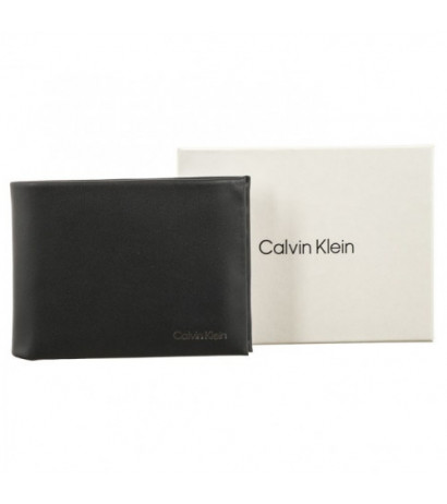 Calvin Klein CK Concise Bifold 5CC W/Coin Black K50K510599 BAX (CK283-a) handbag