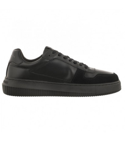 Calvin Klein Chunky Cupsole Laceup Mix Lth Triple Black YM0YM00703 BEH (CK286-a) sports shoes