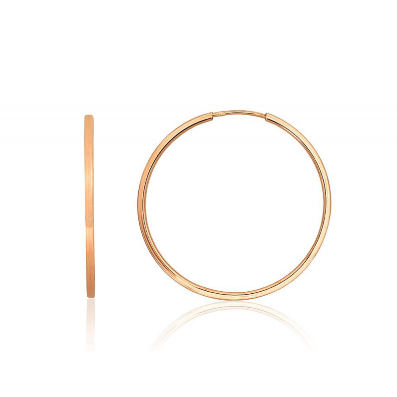 Gold rings-earrings 1201619(Au-R), Red Gold 585°