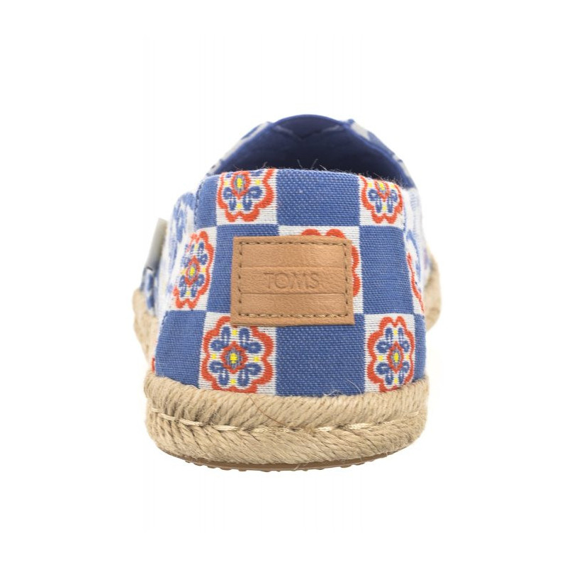 Toms Alpargata Rope Blue Multi Mediterranean Tiles Jacquard 10019819 (TS40-a) sneakers