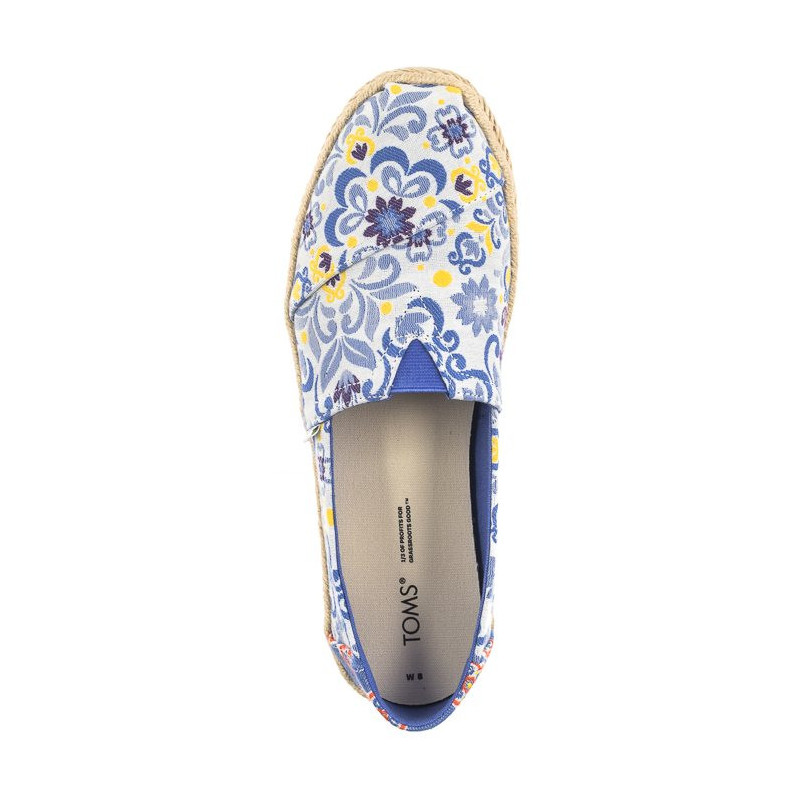 Toms Alpargata Rope Blue Multi Mediterranean Tiles Jacquard 10019819 (TS40-a) sneakers