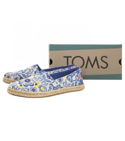 Toms Alpargata Rope Blue Multi Mediterranean Tiles Jacquard 10019819 (TS40-a) sneakers