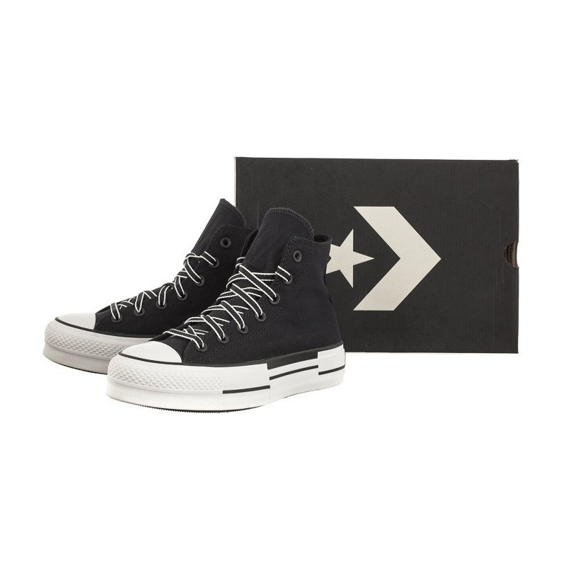 Converse CTAS Lift Hi Black/White/Black A05071C (CO616-a) shoes