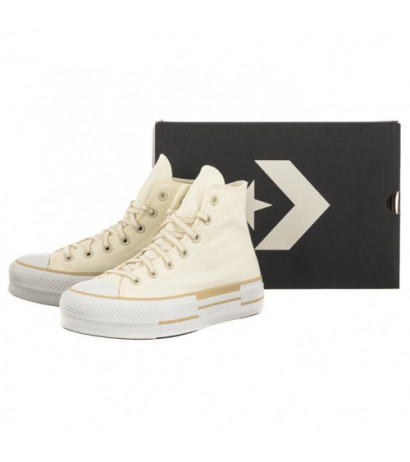 Converse CTAS Lift Hi Oat Milk/Egret/White A05009C (CO617-a) shoes