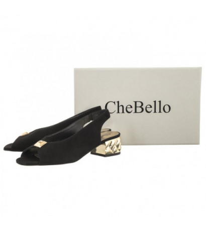 CheBello Czarne 4074-037-000-PSK-S276 (CH129-a) shoes