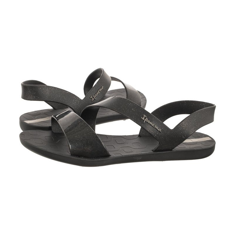 Ipanema Vibe Sandal Fem 82429/AJ078 Black/Glitter Black (IP1-s) sandals