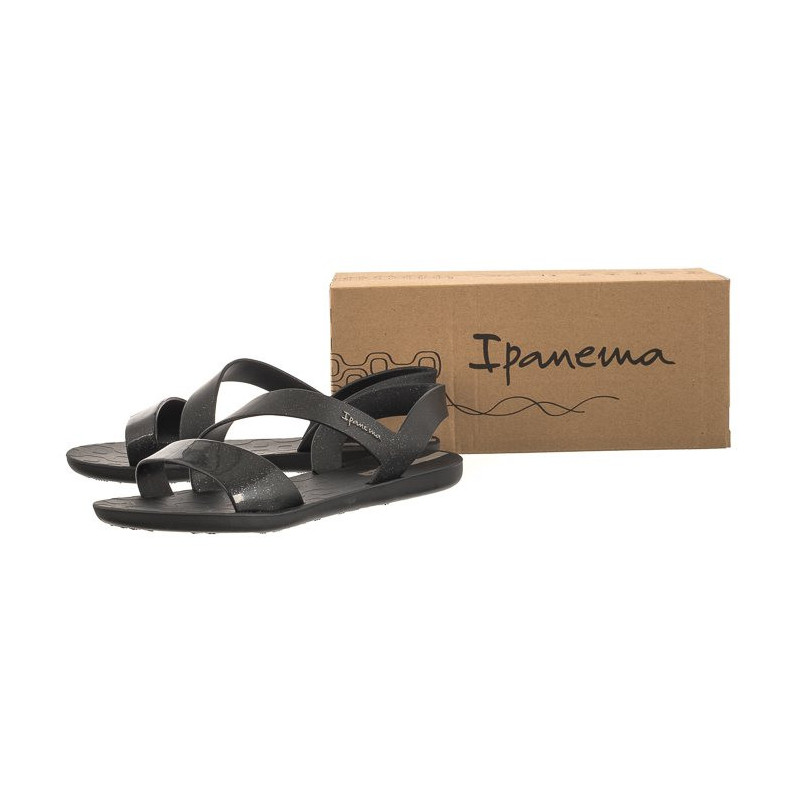 Ipanema Vibe Sandal Fem 82429/AJ078 Black/Glitter Black (IP1-s) sandals