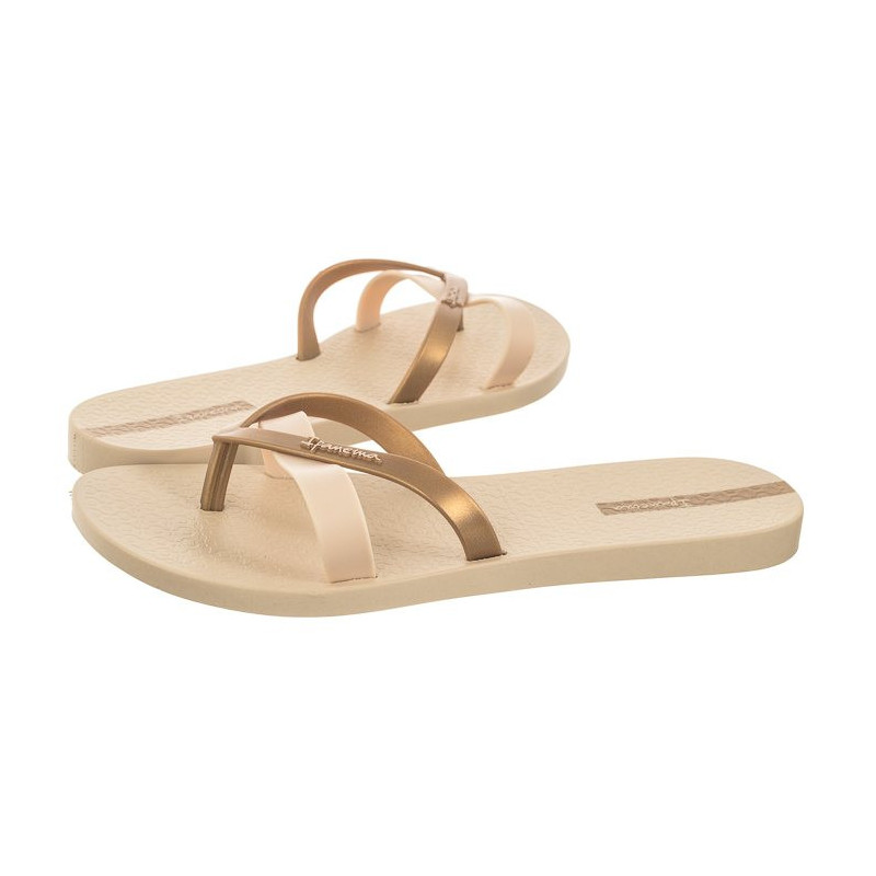 Ipanema Kirei Fem 81805/AG219 Beige/Gold (IP16-c) flip flops