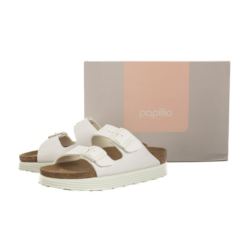 Papillio Arizona Grooved White 1018581 (PP9-a) Women's Shoes/Flip Flops