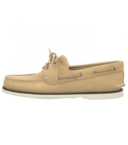 Timberland Classic Boat Boat Shoe Light Beige Suede 0A5QRR DQ9 (TI121-a) shoes