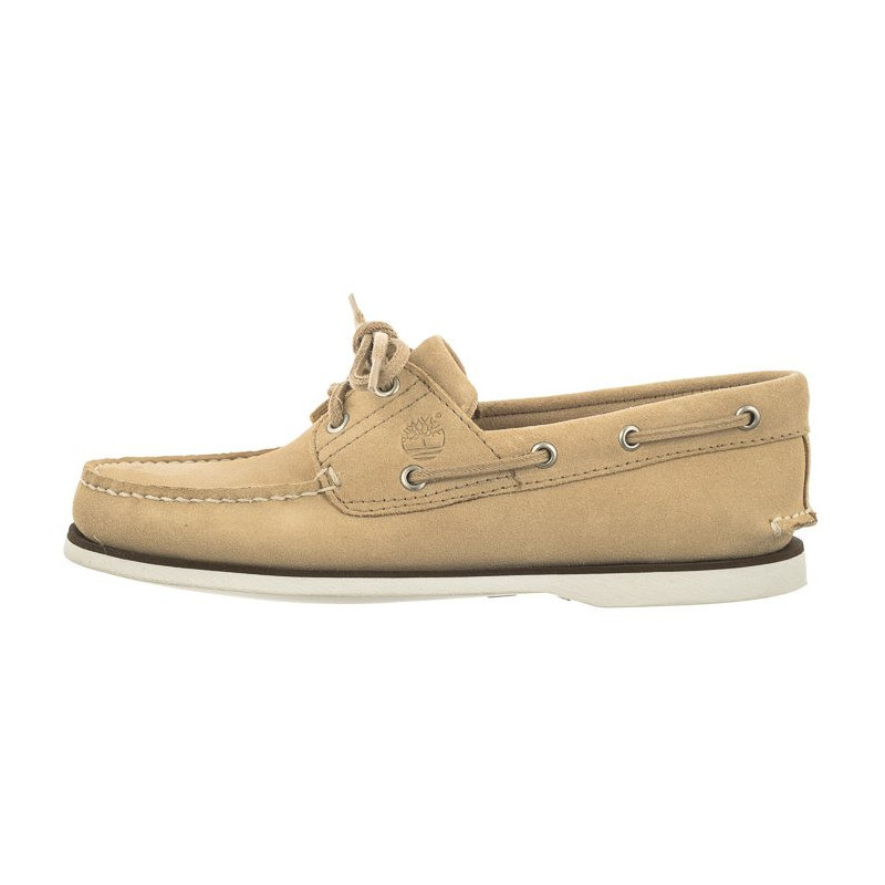 Timberland Classic Boat Boat Shoe Light Beige Suede 0A5QRR DQ9 (TI121-a) shoes