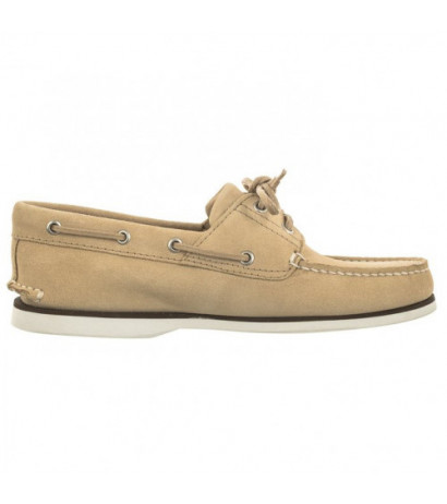 Timberland Classic Boat Boat Shoe Light Beige Suede 0A5QRR DQ9 (TI121-a) shoes