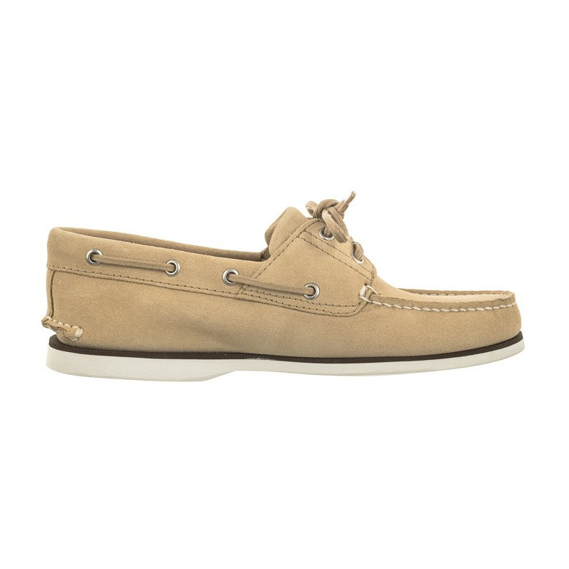 Timberland Classic Boat Boat Shoe Light Beige Suede 0A5QRR DQ9 (TI121-a) shoes