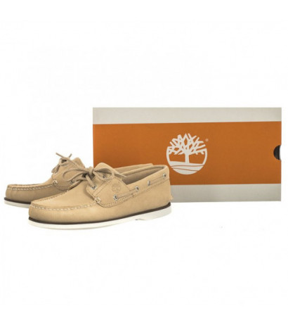 Timberland Classic Boat Boat Shoe Light Beige Suede 0A5QRR DQ9 (TI121-a) shoes