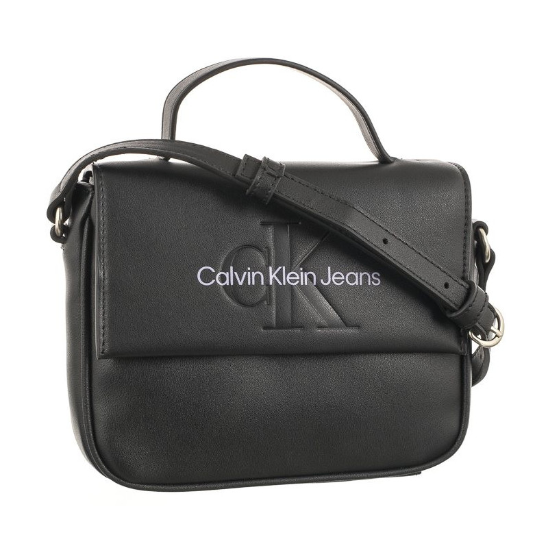 Calvin Klein Sculpted Boxy Flap Cb20 Mono Fashion Black K60K610829 0GJ (CK298-a) handbag