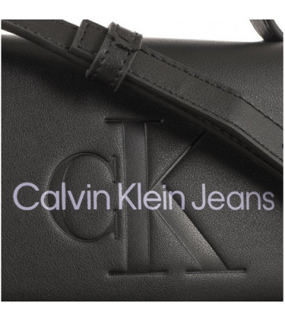 Calvin Klein Sculpted Boxy Flap Cb20 Mono Fashion Black K60K610829 0GJ (CK298-a) handbag