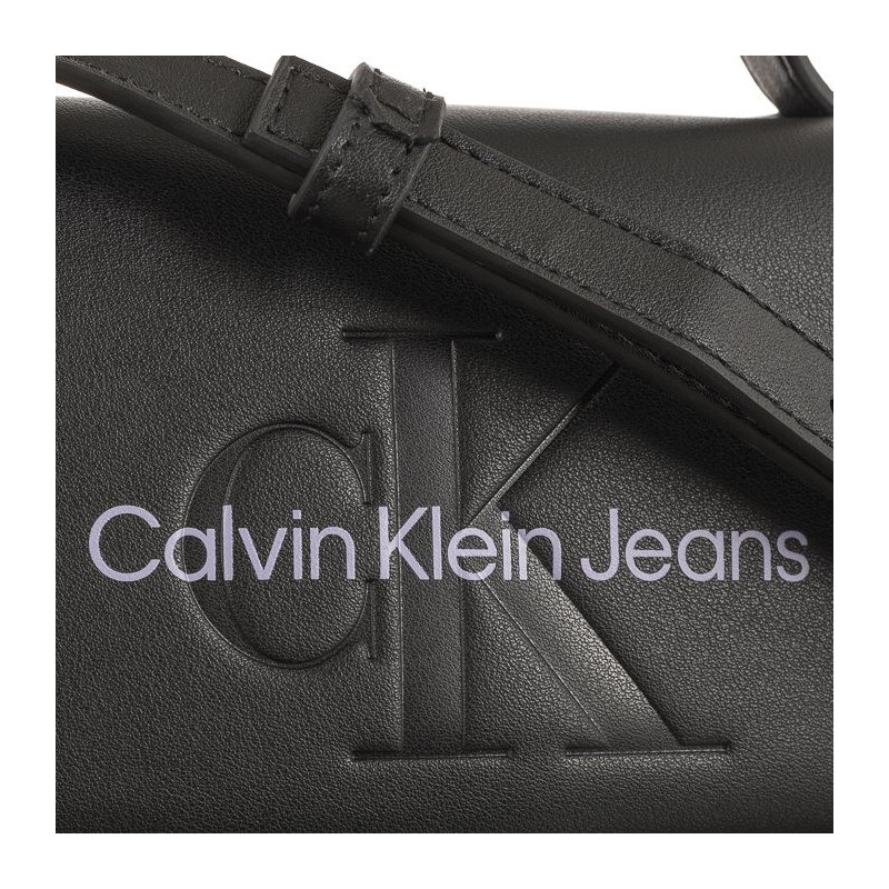 Calvin Klein Sculpted Boxy Flap Cb20 Mono Fashion Black K60K610829 0GJ (CK298-a) handbag