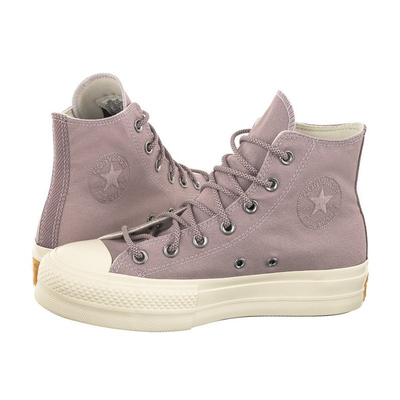 Converse CTAS Lift Hi Lucid Lilac/Vapor Violet/Egret A05014C (CO620-a) shoes