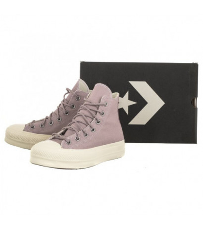 Converse CTAS Lift Hi Lucid Lilac/Vapor Violet/Egret A05014C (CO620-a) shoes