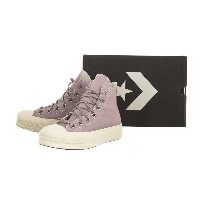 Converse CTAS Lift Hi Lucid Lilac/Vapor Violet/Egret A05014C (CO620-a) shoes