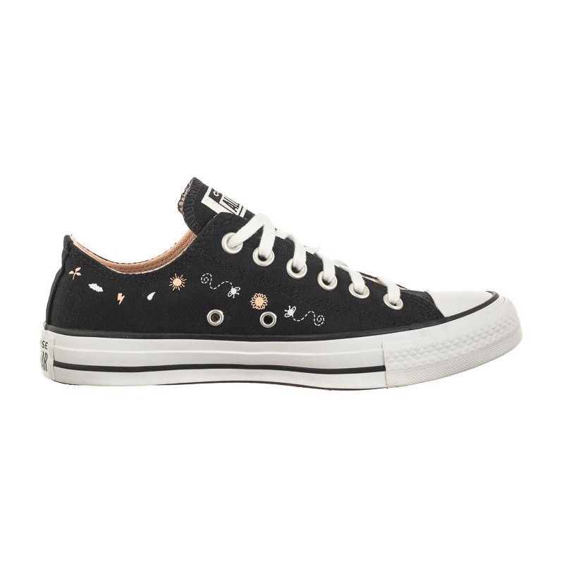 Converse CTAS Ox Black/Cheeky Coral/White A03520C (CO624-a) shoes