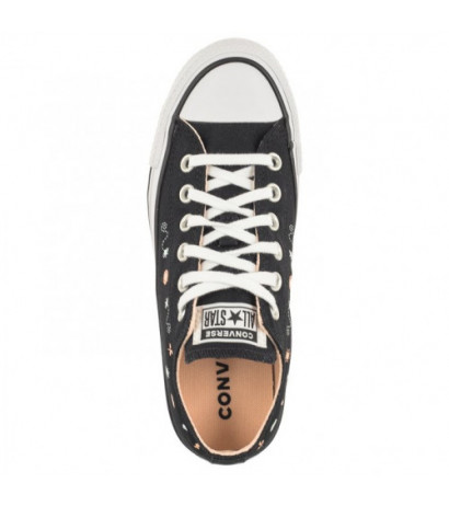 Converse CTAS Ox Black/Cheeky Coral/White A03520C (CO624-a) shoes