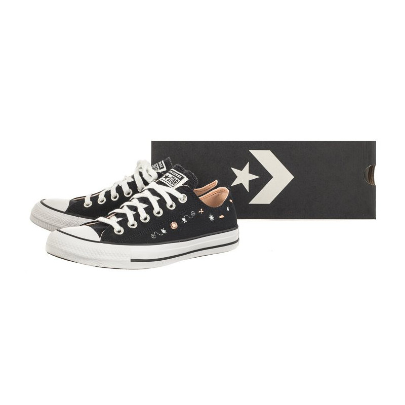 Converse CTAS Ox Black/Cheeky Coral/White A03520C (CO624-a) shoes