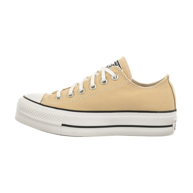 Converse CTAS Lift Ox Oat Milk/White/Black A03542C (CO606-b) shoes