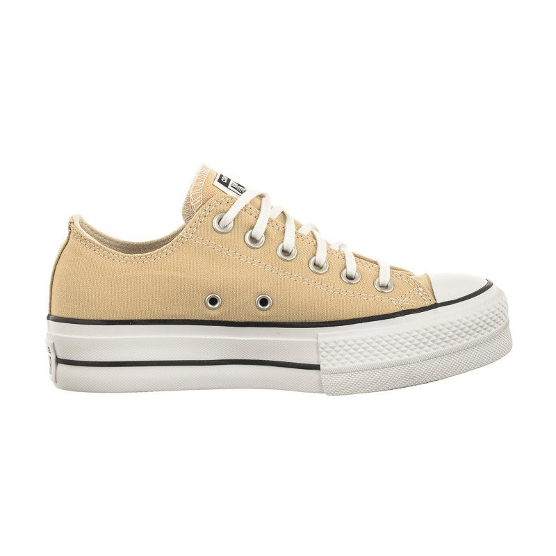 Converse CTAS Lift Ox Oat Milk/White/Black A03542C (CO606-b) shoes