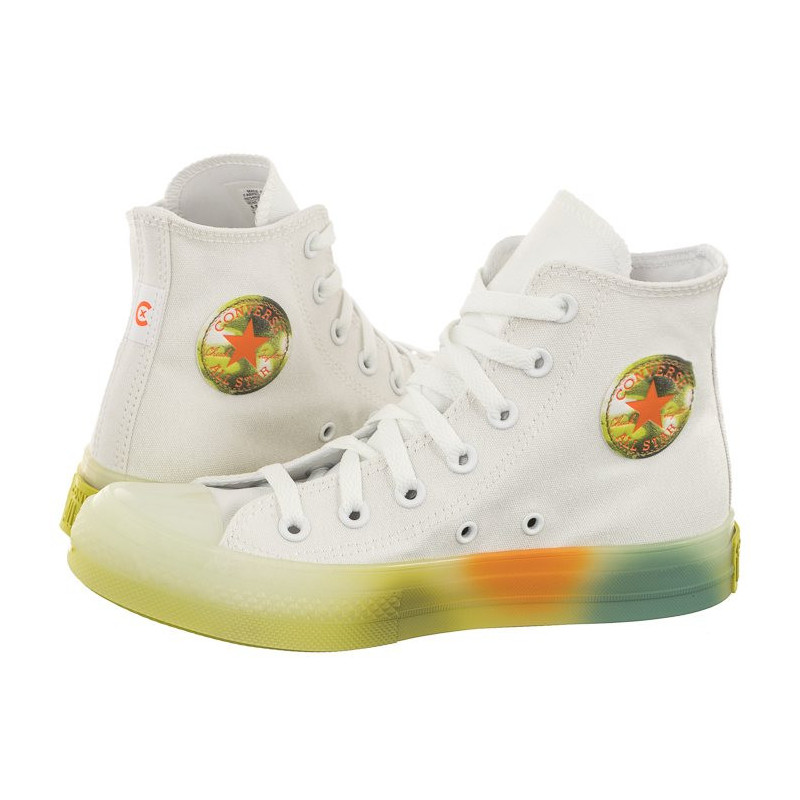 Converse CTAS Cx Hi White/Orange A03462C (CO625-a) shoes