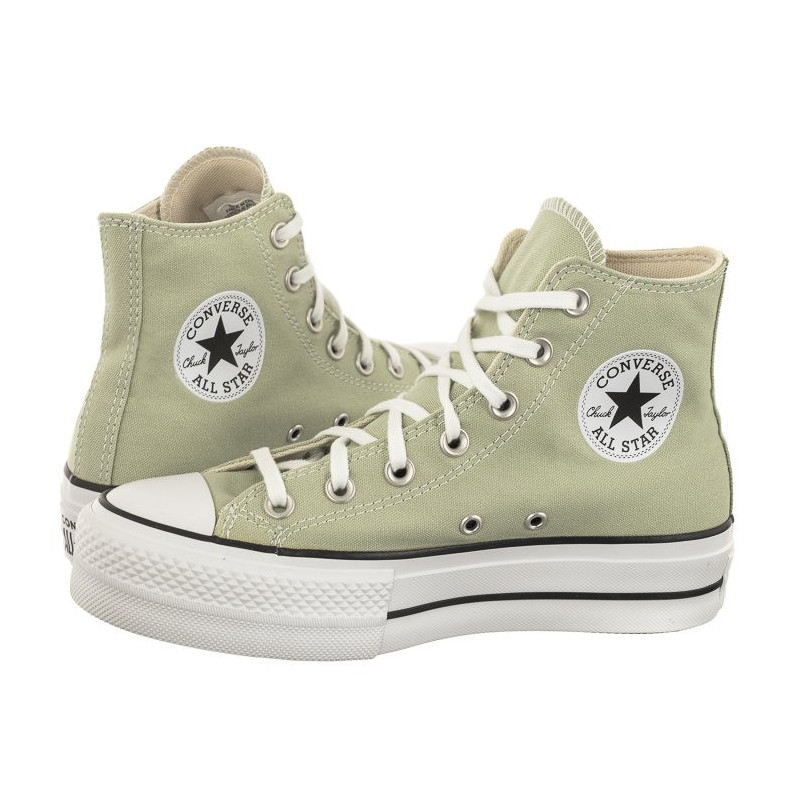 Converse CTAS Lift Hi Summit Sage/White/Black A03541C (CO626-a) shoes