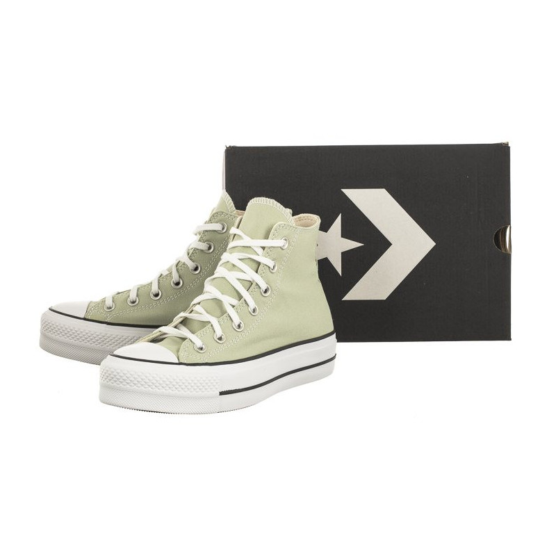 Converse CTAS Lift Hi Summit Sage/White/Black A03541C (CO626-a) shoes