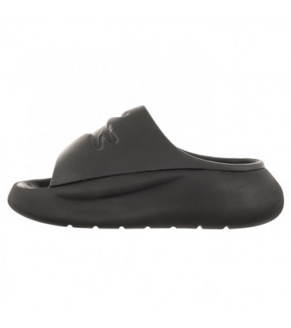 Lacoste Serve Slide 3.0 123 1 Cfa Blk/Blk Synthetic 745CFA000402H (LC429-a) Women's Shoes/Flip Flops