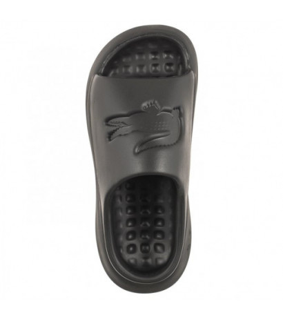 Lacoste Serve Slide 3.0 123 1 Cfa Blk/Blk Synthetic 745CFA000402H (LC429-a) Women's Shoes/Flip Flops