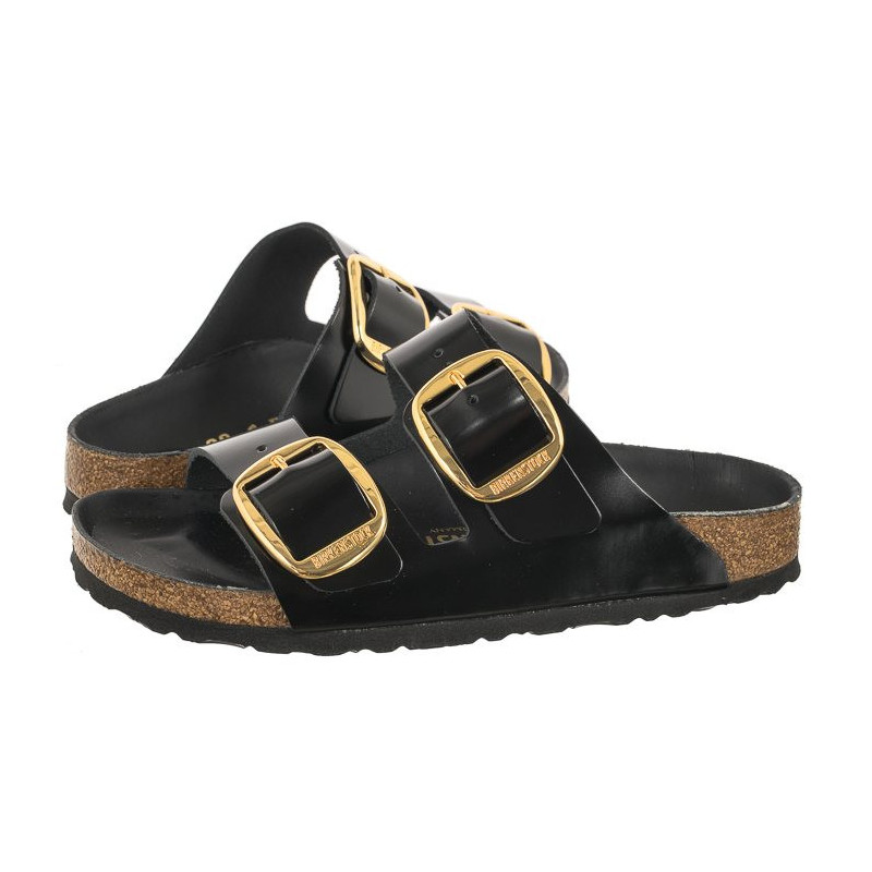 Birkenstock Arizona Big Buckle High-Shine Black 1021476 (BK239-a) Women's Shoes/Flip Flops