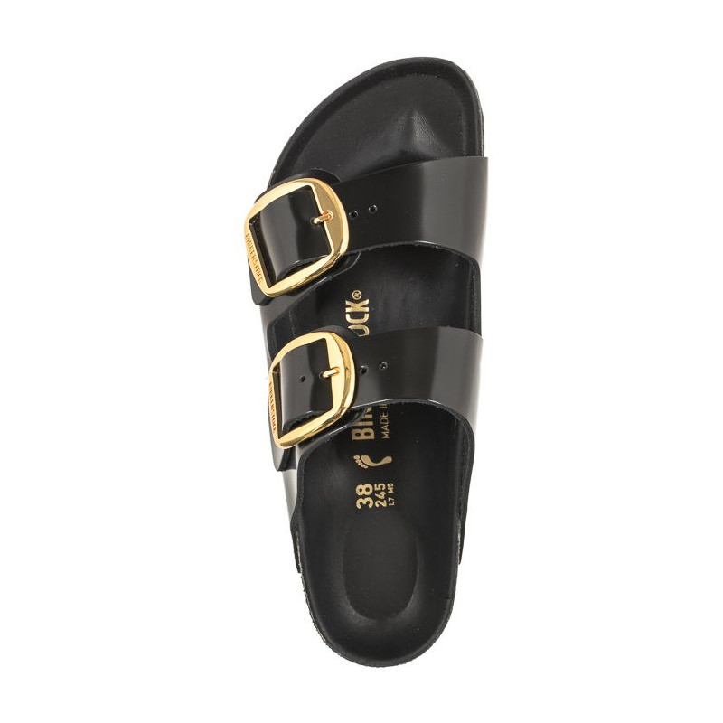 Birkenstock Arizona Big Buckle High-Shine Black 1021476 (BK239-a) Women's Shoes/Flip Flops