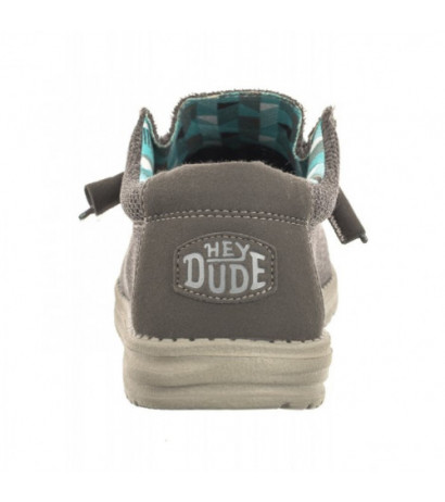 Hey Dude Wally Sox Charcoal 40019-025 (HY4-d) shoes