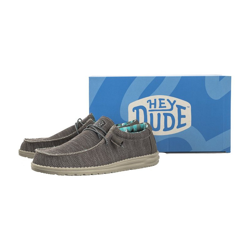 Hey Dude Wally Sox Charcoal 40019-025 (HY4-d) shoes