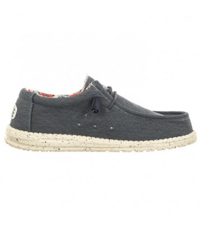 Hey Dude Wally Stretch Canvas Blue 40022-425 (HY13-a) shoes