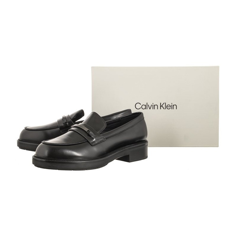 Calvin Klein Rubber Sole Loafer W/HW Ck Black HW0HW01791 BEH (CK312-a) shoes