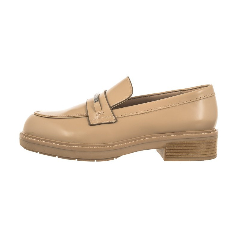 Calvin Klein Rubber Sole Loafer W/HW Ck Nude HW0HW01791 AB2 (CK312-b) shoes