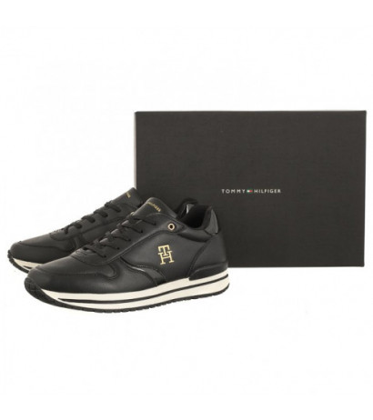 Tommy Hilfiger Monogram Low Cut Lace-Up Sneaker T3A9-32994-1355 999 Black (TH838-a) sports Shoes