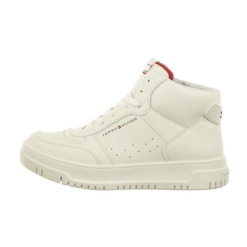 Tommy Hilfiger High Top Lace-Up Sneaker T3X9-33122-1355 530 Off White (TH842-a) sports Shoes