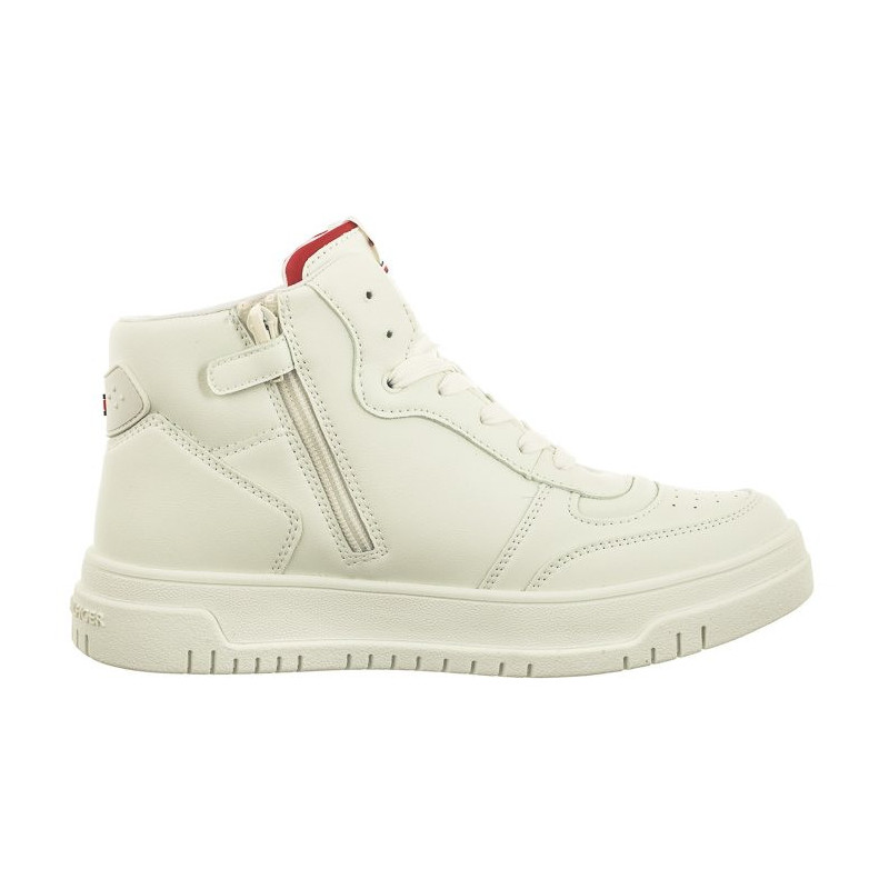 Tommy Hilfiger High Top Lace-Up Sneaker T3X9-33122-1355 530 Off White (TH842-a) sports Shoes